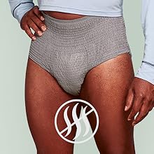 This incontinence underwear for men provides up to zero odor