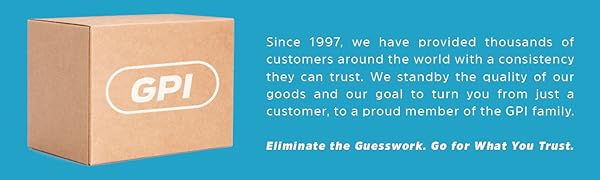 GPI premium quality plastics