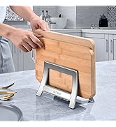 Cutting Board Holder, xuenair Cutting Board Rack Chopping Board Holder,Auto Width Adjustable Cutt...
