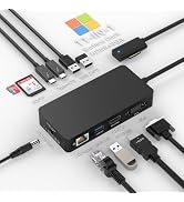 New Microsoft Surface Dock 2, 11 in 1 Surface Docking Station with 4K@60HZ HDMI+VGA,Ethernet,USB-...