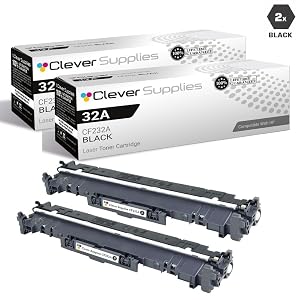 HP 32A CF232A Black Laserjet Pro M203 M203DW Laserjet Pro MFP M227 Drum Cartridge 2 Set