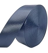 ZHFMLY Nylon Webbing Straps - 1 1/2 inch, 10 Yards Flat Wide Belting Webbing Straps for Bags, Law...