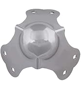 TCH Hardware 8 Pack Medium Steel Ball Corner Edge Protector - Flight Road Case Box Cabinet Cover