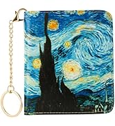AIRMORS Cute Small Wallet for Women, Digital Print Slim Bifold Card Holder, Mini Pocket Purse wit...