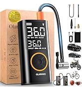 OlarHike Tire Inflator Portable Air Compressor, Smart Dual Hose System, Auto Air Compressor for C...