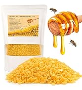 TRINIDa Beeswax Pellets 2LB(32 oz), 100% Organic Yellow Bees Wax for DIY Candles, Beeswax for Can...