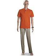 Male Caucasian Complexion Plastic Mannequin - Height 6' 2½" - with Base