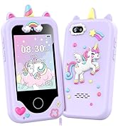 Kids Smart Phone for Girls, Christmas Birthday Gifts for Girls Age 3-10 Kids Toys Cell Phone, 2.8...