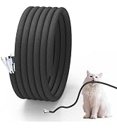 Cord Protector from Pets no Chew, 10FT-1/2inch Cord Managment Cable and Wire Protector from Rabbi...