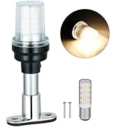 PSDRIQQ Boat Anchor Light Stern Light, DC12-24V 6 Inch LED Navigation Lamp Waterproof for Pontoon...