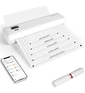 Rongta Portable Printer Wireless for Travel, F82 Inkless Bluetooth Thermal Printers, Compatible w...