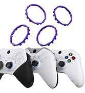 Redesigned Replacement Octagonal Gated Sticks Accent Rings for Xbox Elite Series 2 Core, for Elit...