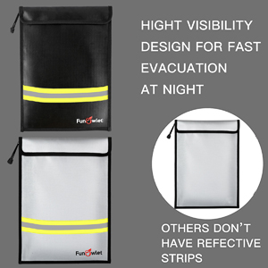 fireproof waterproof document bag
