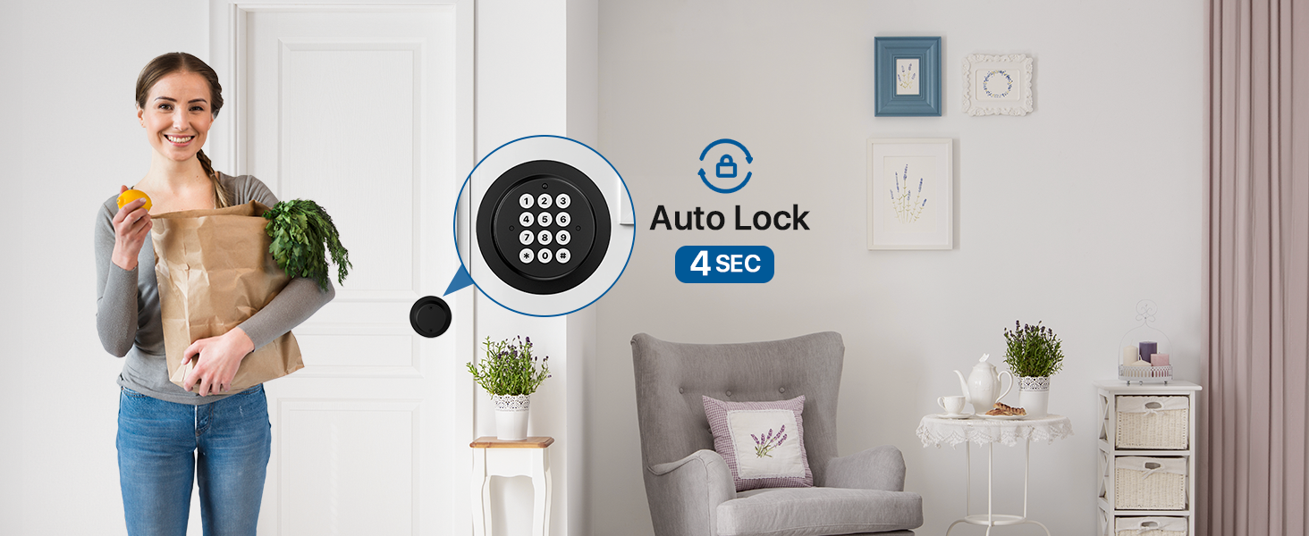 Door Knob with Keypad