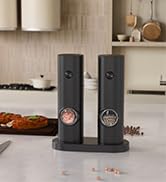 Electric Salt and Pepper Grinder Set