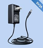 UL Listed 5V 2A 6ft Power Supply Adapter, AC to DC 10W 2000mA 1500mA 1000mA 800mA 500mA Replaceme...