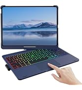 Mollenmell TouchPad Keyboard Case for iPad 10th Generation&iPad 11th(A16,2025),iPad Air 11(M3,M2/...