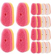 Sponge Refills for Scrub Daddy Dish Daddy - 20 Packs Dish Wand Refills, Scrub Brush Replacement H...