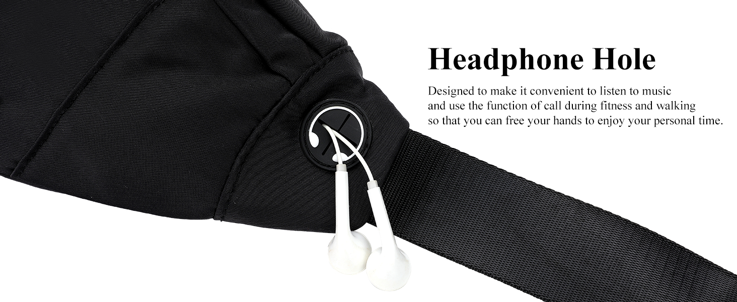 Waist pack crossbody bag
