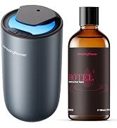 Waterless Diffuser for Essential Oil, Smart Car Air Freshener Diffuser with Diffuser Oil, Fragran...