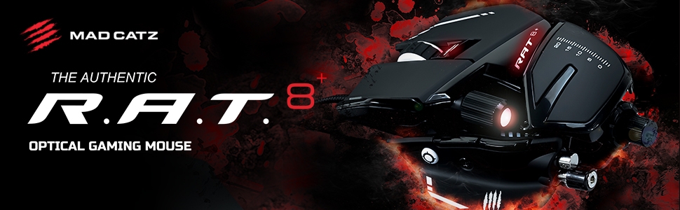 R.A.T 8 + Fully Adjustable Wired Gaming Mouse