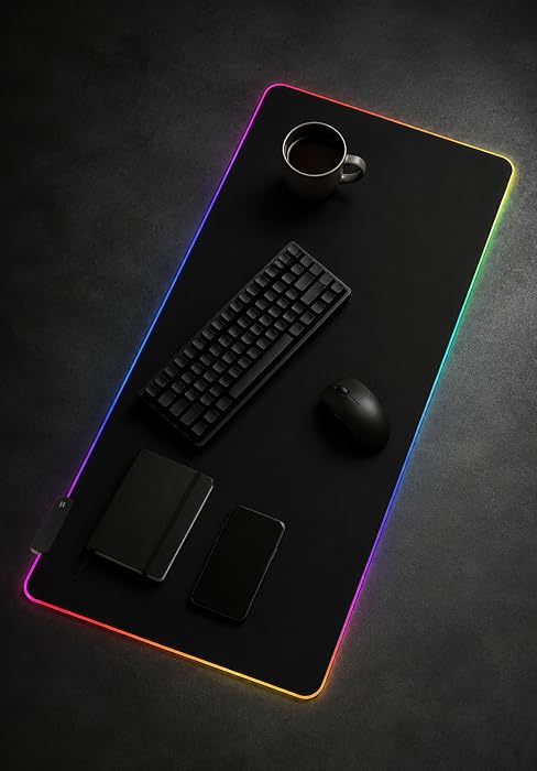 rgb gaming scene