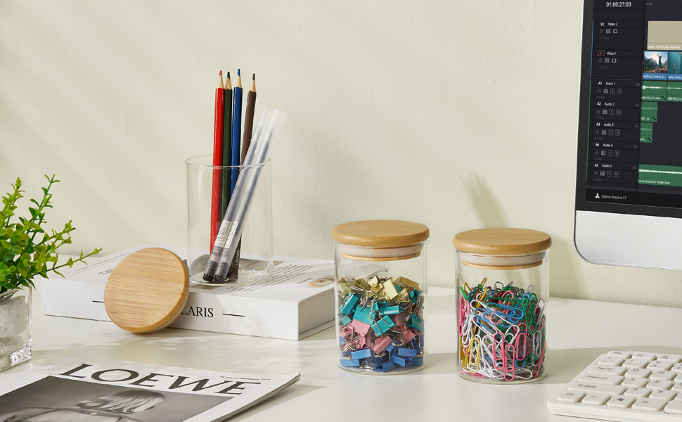 INIUNIK qtip holder bathroom set