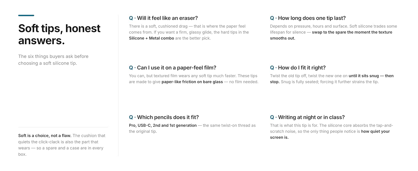 soft tips, honest answers.