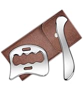 2-in-1 Stainless Steel Gua Sha Muscle Scraper Tool, Myofascial Scraping Tools for Physical Therap...