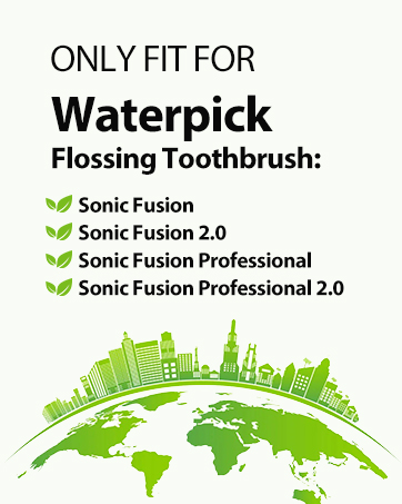 Replacement Brush Heads for Waterpick Sonic Fusion