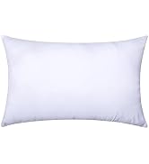 MIULEE 12x20 Pillow Insert, Throw Pillow for Couch Sofa Bed | Premium Virgin Filling, Soft Brushe...