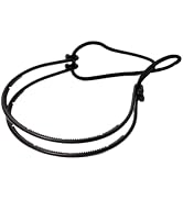 Housoutil Double Root Elastic Hair Bands for Women Lightweight Plastic Black Headband Hair Access...