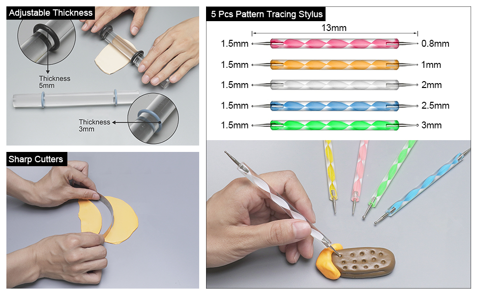14 Polymer Clay Tools