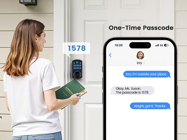 Keyless entry door lock