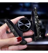 SUNCARACCL Bling Car Phone Holder Mini Dash Air Vent Automatic Mount Universal 360°Adjustable Cry...