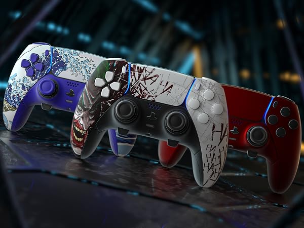 eXtremeRate Custom Replacement Shell Faceplate for PS5 Edge Controller Bottom Top Shell Case Cover
