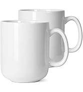 Smilatte 20 OZ Large Coffee Mug, M016 Plain Ceramic Boss Big Tea Cup with Handle for Dad Men, Set...