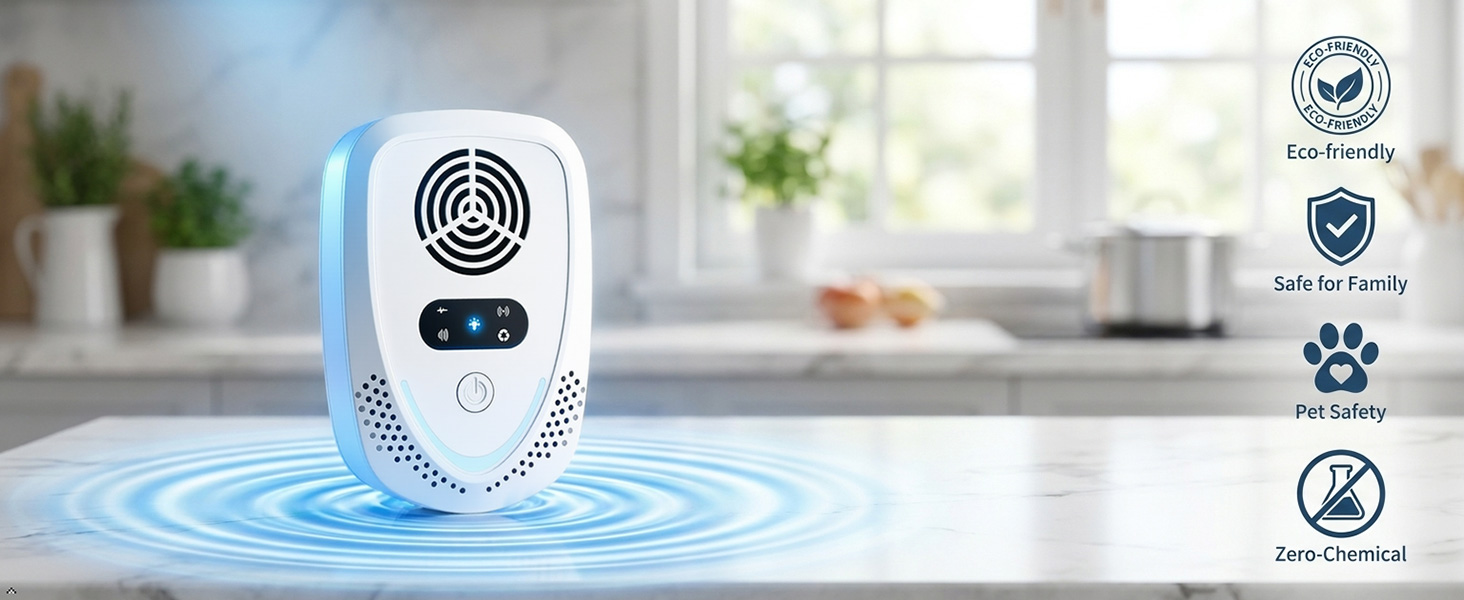 2026 FOXLVDA Upgraded Ultrasonic Pest Repeller