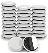 HDGOUIV 30pcs 1.5" Self-Stick Furniture Sliders,Round Small Furniture Sliders for Carpet,Furnitur...