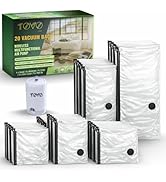 TOVO PRIME 20 Vacuum Storage Bags + USB C Rechargeable Electric Air Pump | Space Saver Compressio...