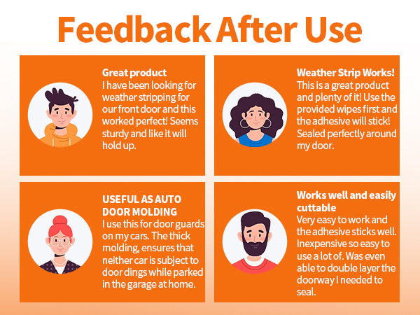 feedback after use