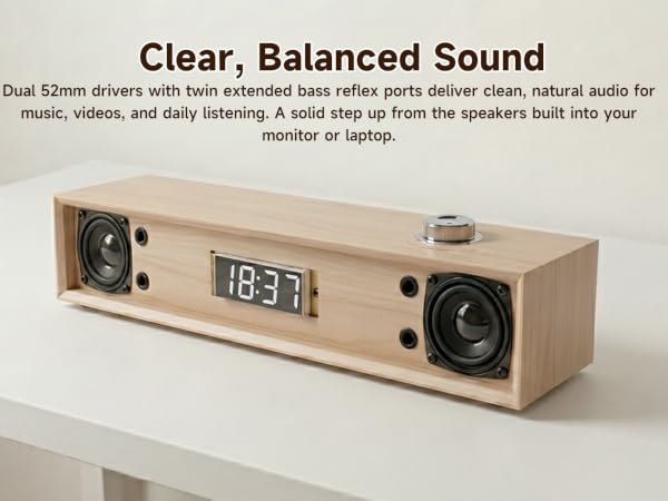 Clear, Balanced Sound