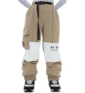 HIGH EXPERIENCE Ski Pants Snow Snowboard Pants Waterproof Insulated Baggy Windproof Hiking Winter...