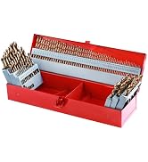 AIMLENTOOL 115Pcs Cobalt Drill Bits Set