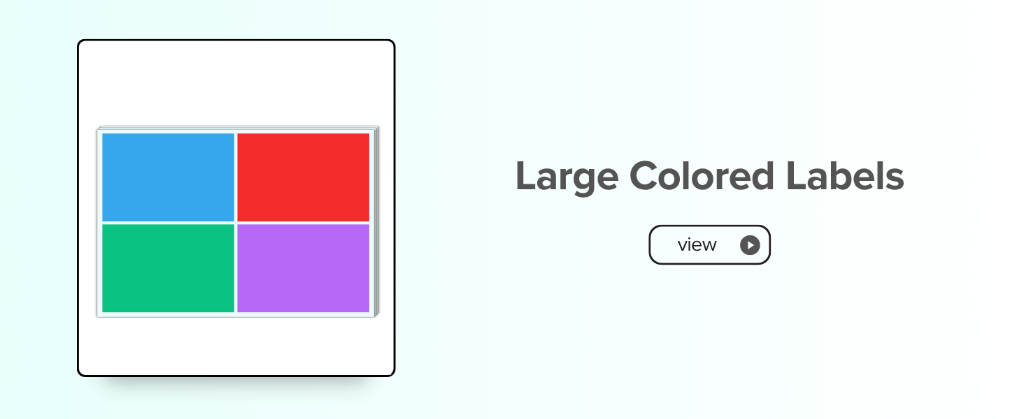 Large Colored Labels