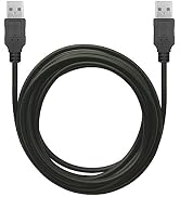 BesCable USB to USB Cable - Superspeed USB 2.0 Type A Male to Type A Male 24 / 28AWG Cable 7 Feet...