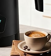 AGORVIO Milk Frother, 4 in 1 Electric Milk Steamer, Hot and Cold Foam Maker, 1 min Fast Frothing,...