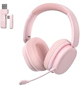 AULA G7 Pro Wireless Gaming Headset with 7.1 Surround Sound, 40mm Driver, BT5.3 Gaming Headphones...