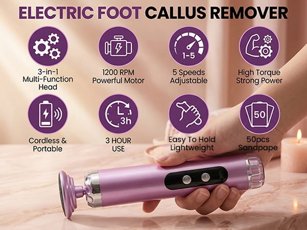 ELECTRIC FOOT CALLUS REMOVER
