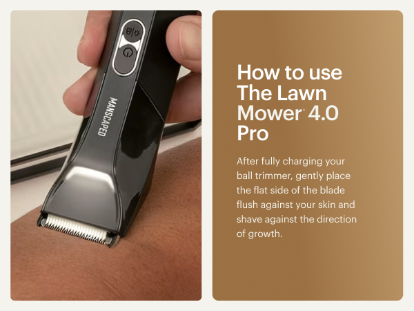 manscaped lawn mower groin body back hair balls shaver groomer
